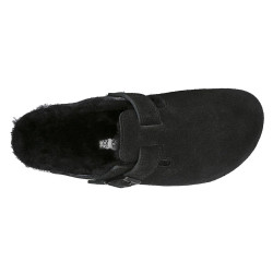 Birkenstock Suede Leather Boston Shearling